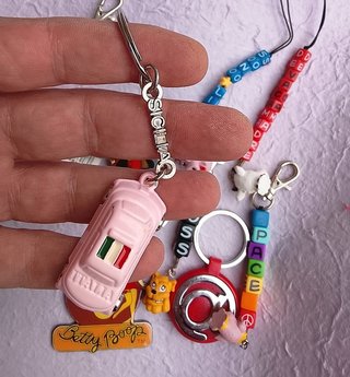 10 Portachiavi Vintage Anni 90/2000 Betty Boop