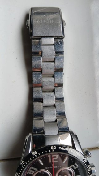 Reloj suizo Candino, Cronógrafo, cristal zafiro.