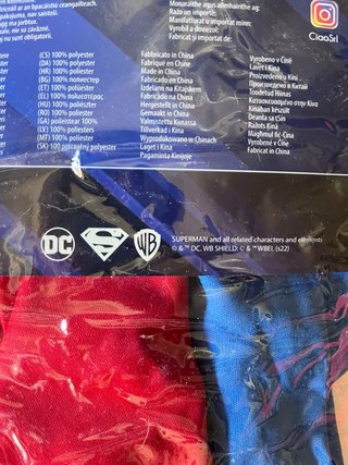 Disfraz Superman 3-4 años PRODUCTO ORIGINAL DC