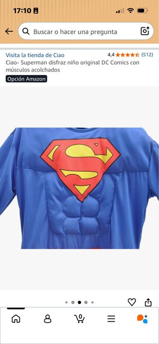 Disfraz Superman 3-4 años PRODUCTO ORIGINAL DC
