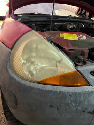 Pulido de faros con polímero liquido