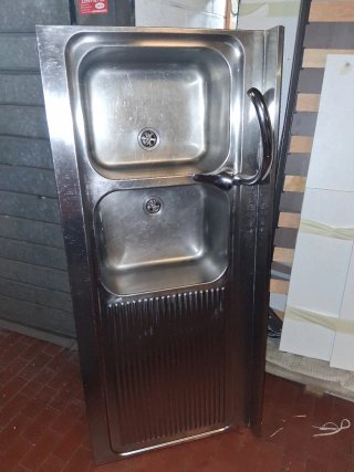 Mobile lavello cucina con lavabo
