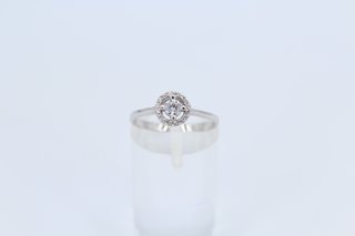 Anillo Oro Blanco Mujer Oro 18k.Ref:043-01-00038.