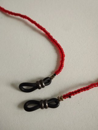 Cadena y funda para gafas. Estilo étnico-Boho