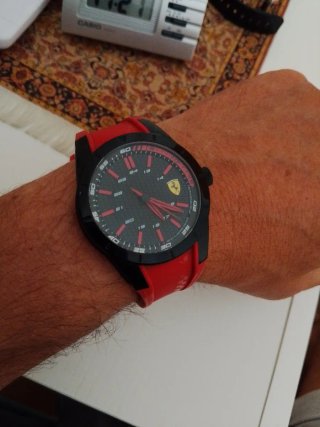 Orologio Ferrari Nero e Rosso