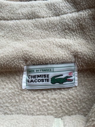 Forro Polar Lacoste Beige vintage