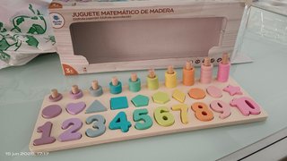 Juguete Matemático Madera Montessori 3 Años
