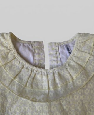 Vestitino neonata con fiori idexè 100% cotone