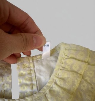 Vestitino neonata con fiori idexè 100% cotone
