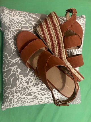 Sandalias cuña verano talla 37