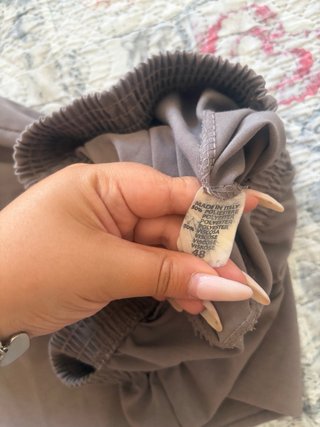 Pantaloni dritti taglia M/L grigi