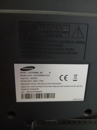 Televisor Samsung 37" HD (Modelo LE37S86BD) +Mando