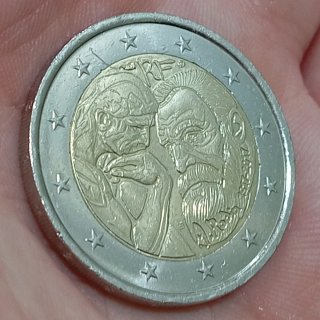 Francia 2 euros Auguste Rodin 2017