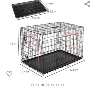 Jaula grande para perro