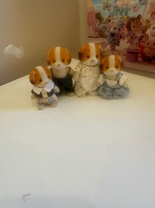 Familia Perros Sylvanian Chiffon Vintage