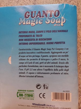 Guanto Magic Soap per animali -7 pezzi