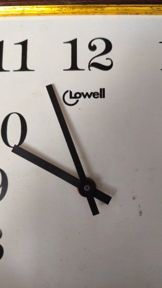 Orologio da parete Lowell cornice legno