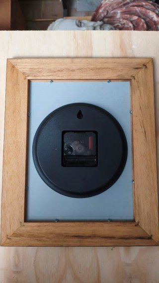 Orologio da parete Lowell cornice legno