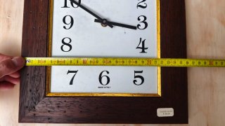 Orologio da parete Lowell cornice legno