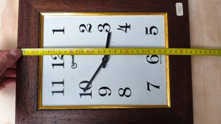 Orologio da parete Lowell cornice legno