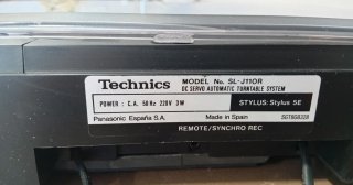 Giradischi Technics SL-J110R Nero/Argento