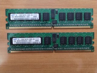 512MB PC2-3200R-333-12 Hynix RAM