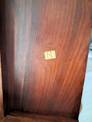 Espejo de sobremesa antiguo madera