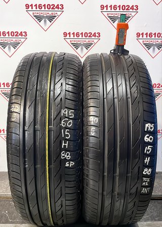 -195 60 15 H BRIDGESTONE RUEDA SEMINUEVA OFERTA