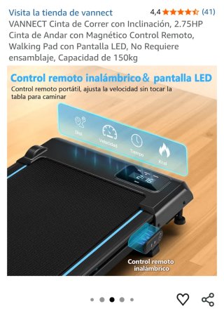Cinta de Correr VANNECT 2.75HP LED