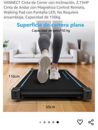 Cinta de Correr VANNECT 2.75HP LED