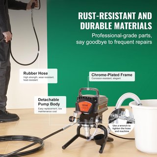- VEVOR pulverizador pintura eléctrico airless
