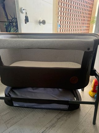 Mini cuna con colchón