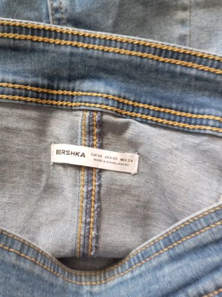 Vestido vaquero ajustado sin tirantes