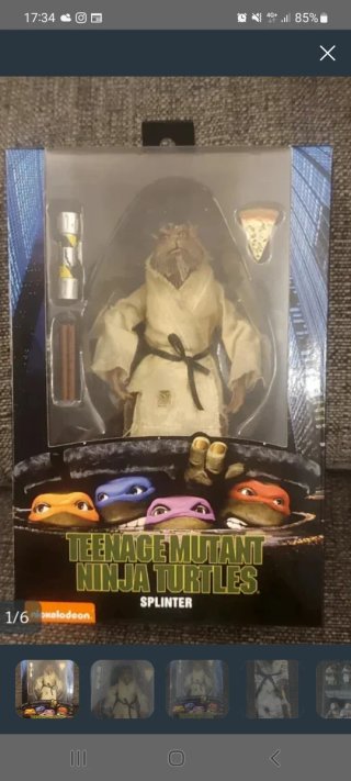 Figura Splinter TMNT NECA Movie