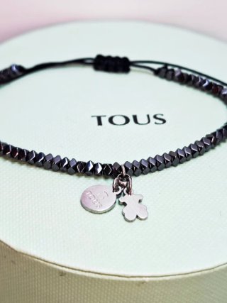 Pulsera Tous Hematita y Oso