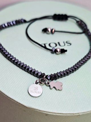 Pulsera Tous Hematita y Oso