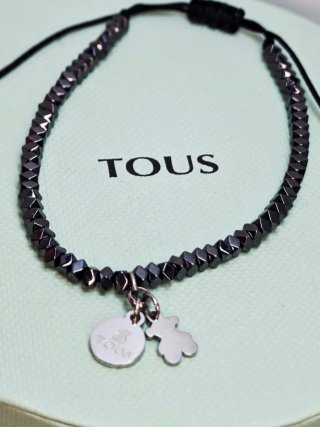 Pulsera Tous Hematita y Oso