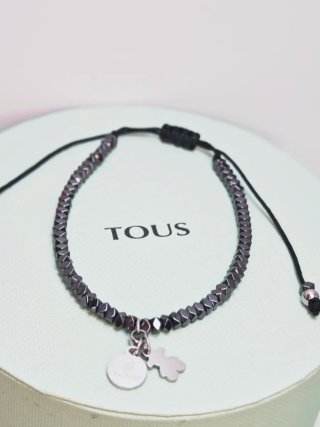 Pulsera Tous Hematita y Oso