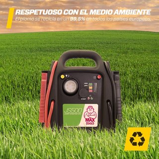 MAXTOOLS JS500 arrancador coche linterna USB