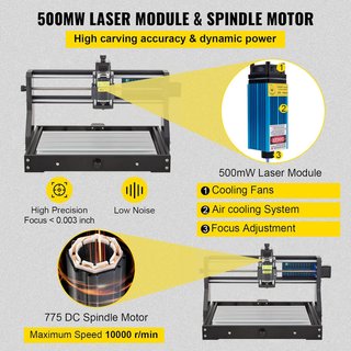 - VEVOR máquina grabado láser cnc profesional