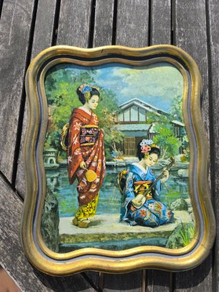 Elegantes Cuadros Geishas Japonesas al Óleo