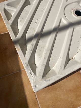 Plato de ducha Roca acrílico blanco