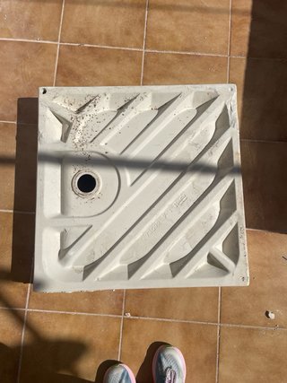 Plato de ducha Roca acrílico blanco