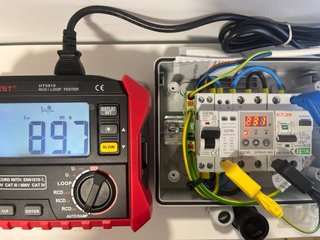 Caja de protecciones para cargador coche eléctrico