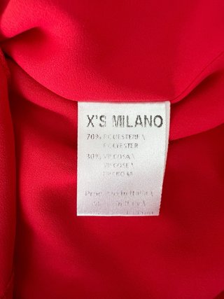 Abito estivo rosso - X’S Collection Milano