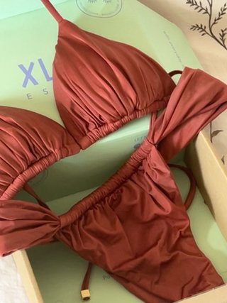 Bikini Calzedonia Rosa Fruncido