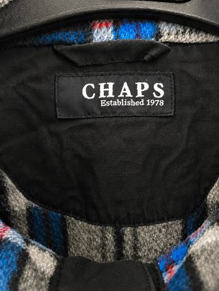 Forro Polar Chaps Cuadros Nuevo Talla M