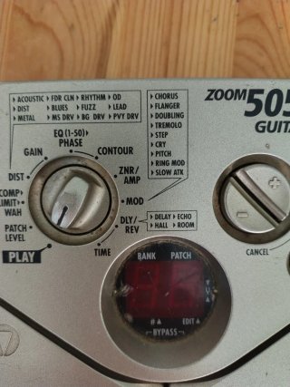 Zoom 505II Guitar Pedale Effetti