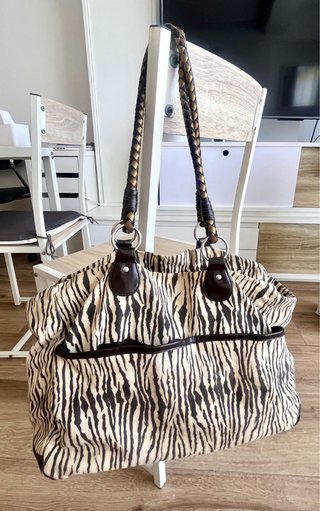Bolso Atmosphere estampado cebra