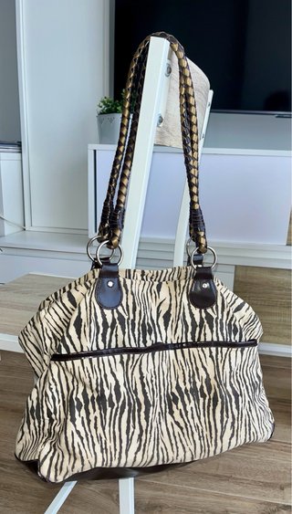 Bolso Atmosphere estampado cebra
